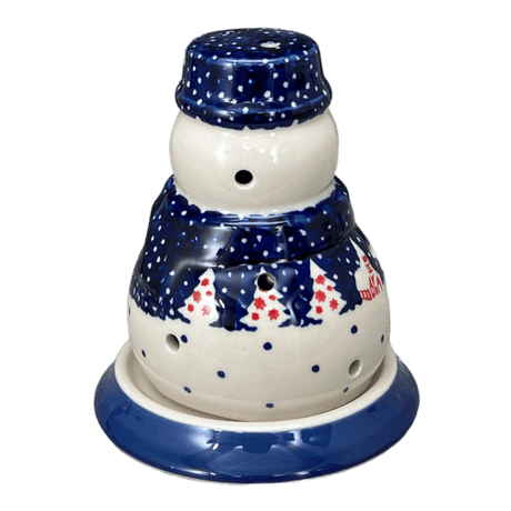 Luminary, Snowman, 5" in "Christmas Chapel" by Manufaktura | L026T-CHDK