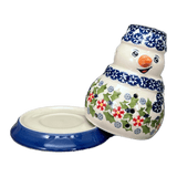 Luminary, Snowman, 5" in "Holly In Bloom" by Manufaktura | L026T-IN13