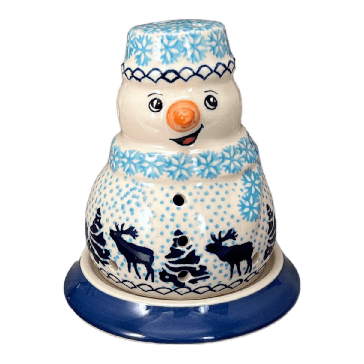 Luminary, Snowman, 5" in "Peaceful Season" by Manufaktura | L026T-JG24