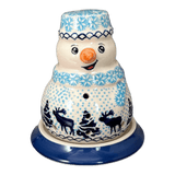 Luminary, Snowman, 5" in "Peaceful Season" by Manufaktura | L026T-JG24