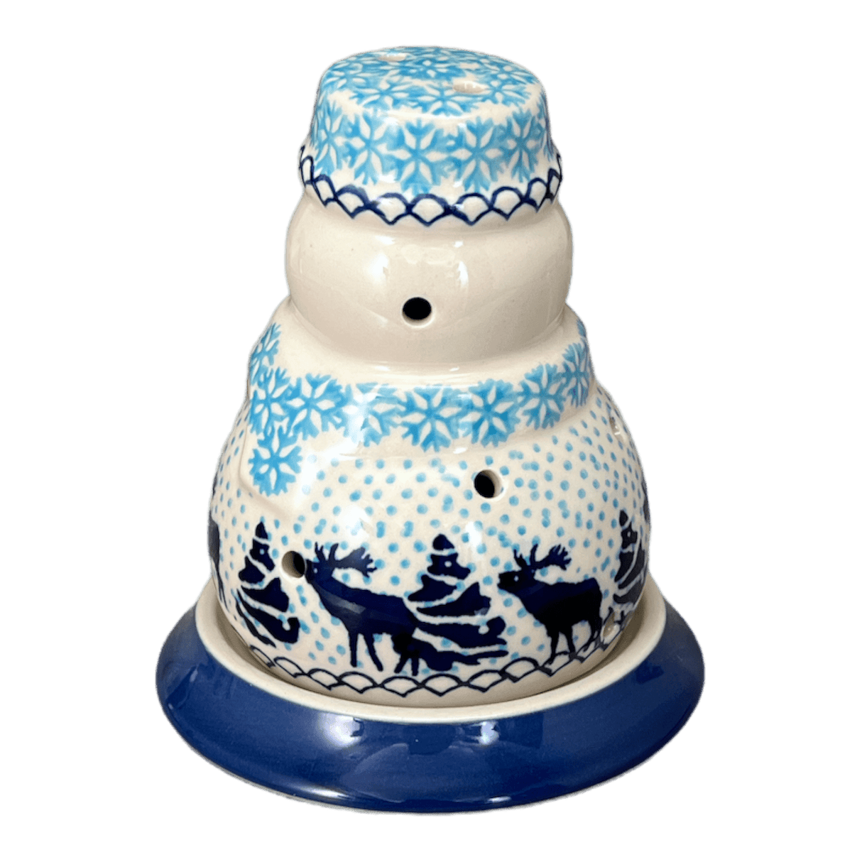 Luminary, Snowman, 5" in "Peaceful Season" by Manufaktura | L026T-JG24