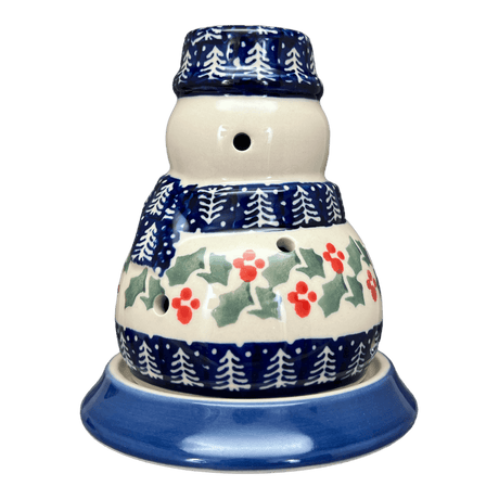 Luminary, Snowman, 5" in "Holiday Cheer" by Manufaktura | L026T-NOS2