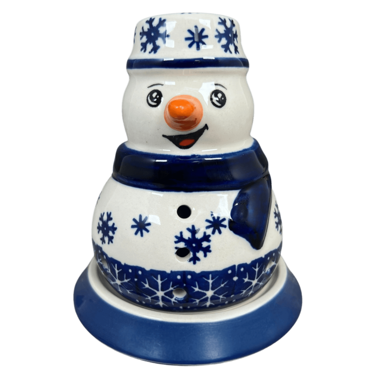Luminary, Snowman, 5" in "Snow Drift" by Manufaktura | L026T-PZ