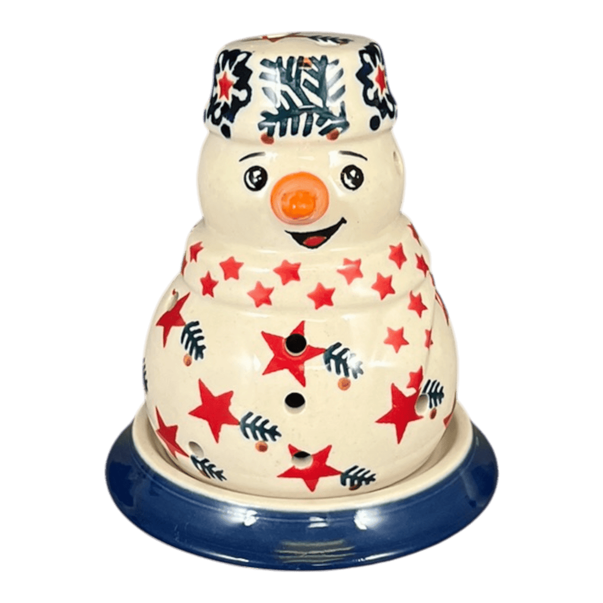 Luminary, Snowman, 5" in "Evergreen Stars" by Manufaktura | L026T-PZGG