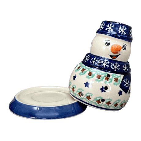Luminary, Snowman, 5" in "Starry Wreath" by Manufaktura | L026T-PZG