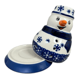 Luminary, Snowman, 5" in "Snow Drift" by Manufaktura | L026T-PZ