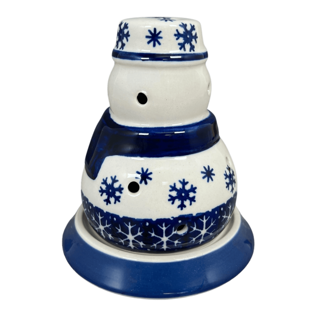 Luminary, Snowman, 5" in "Snow Drift" by Manufaktura | L026T-PZ