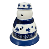 Luminary, Snowman, 5" in "Snow Drift" by Manufaktura | L026T-PZ