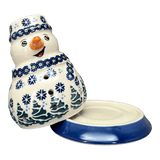 Luminary, Snowman, 5" in "Snowy Pines" by Manufaktura | L026T-U22