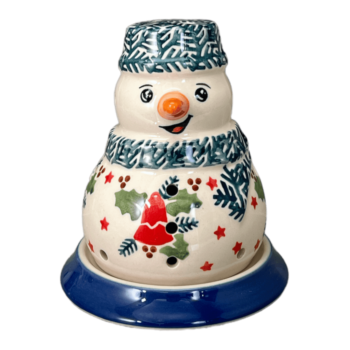 Luminary, Snowman, 5" in "Evergreen Bells" by Manufaktura | L026U-PZDG
