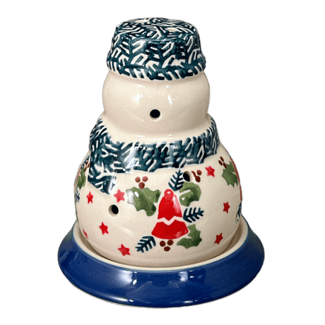 Luminary, Snowman, 5" in "Evergreen Bells" by Manufaktura | L026U-PZDG