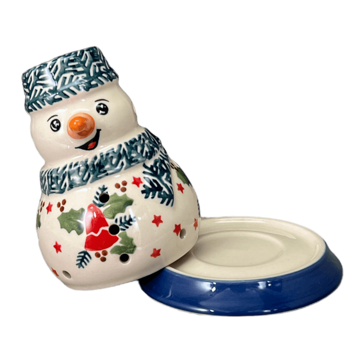 Luminary, Snowman, 5" in "Evergreen Bells" by Manufaktura | L026U-PZDG