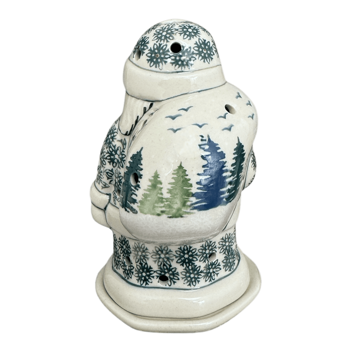 Luminary, Santa, 6.25" in "Pine Forest" by Manufaktura | L030S-PS29
