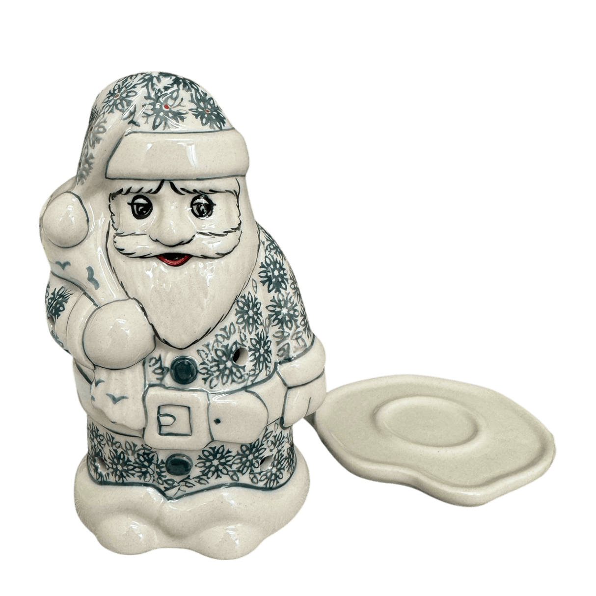 Luminary, Santa, 6.25" in "Pine Forest" by Manufaktura | L030S-PS29