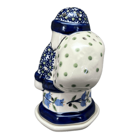 Polish Pottery Santa Luminary (Lily of the Valley) | L030T-ASD Additional Image at PolishPotteryOutlet.com