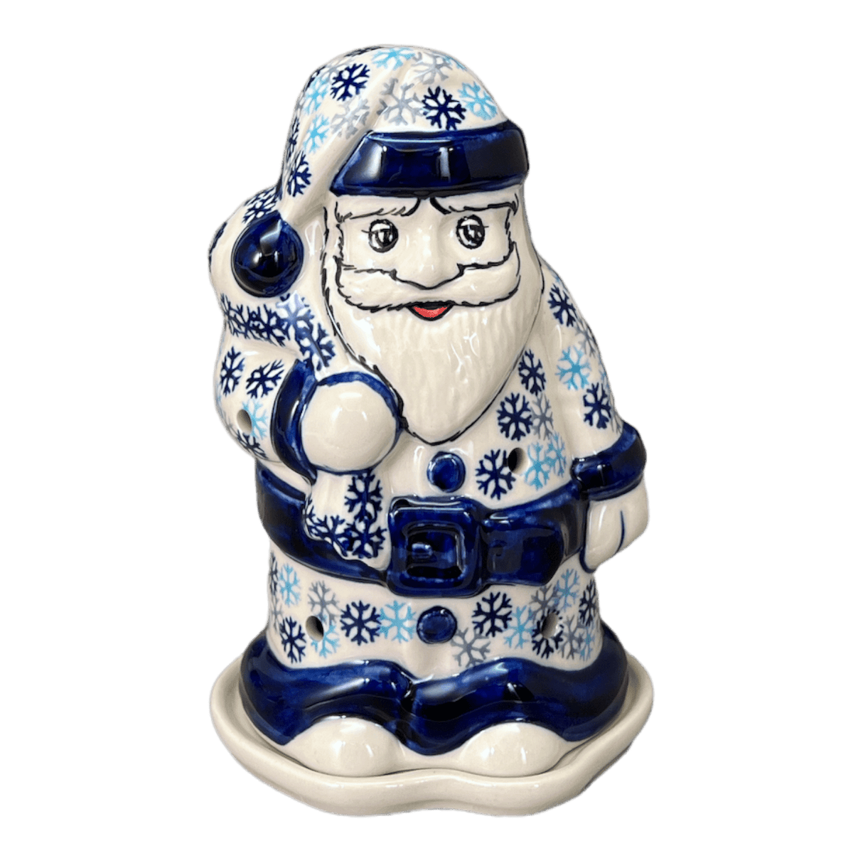 Luminary, Santa, 6.25" in "Reindeer Games" by Manufaktura | L030T-BL07