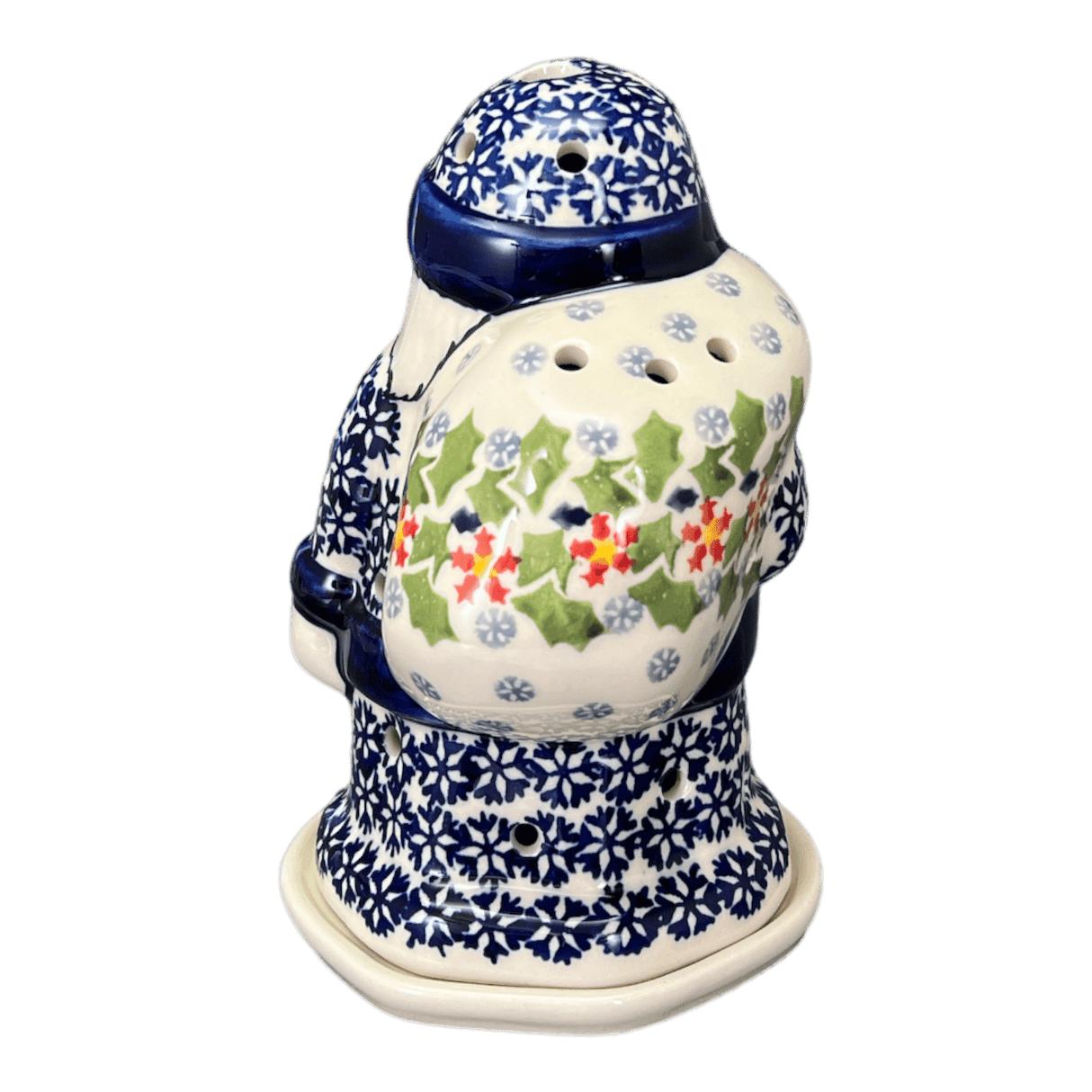 Luminary, Santa, 6.25" in "Holly In Bloom" by Manufaktura | L030T-IN13