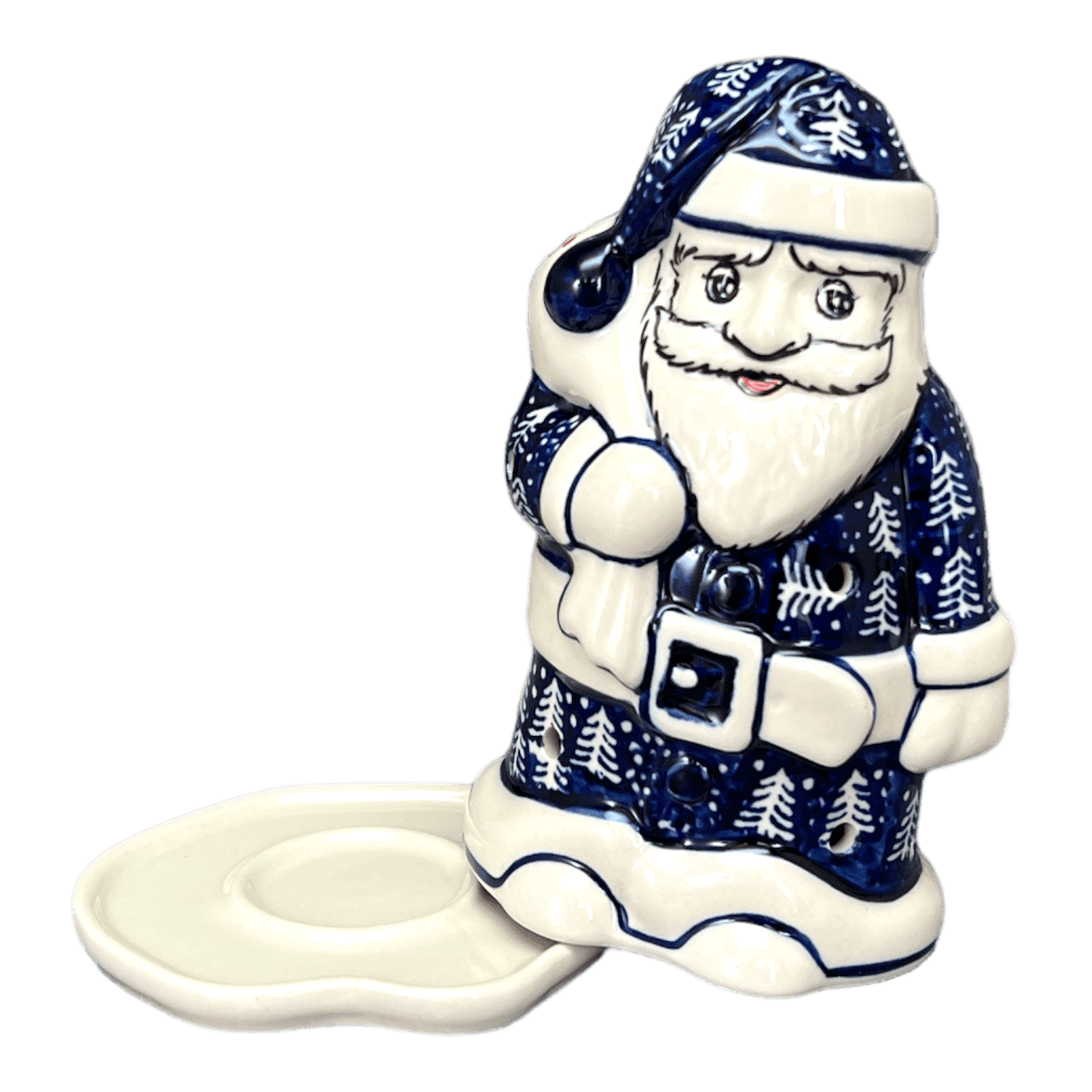 Luminary, Santa, 6.25" in "Holiday Cheer" by Manufaktura | L030T-NOS2