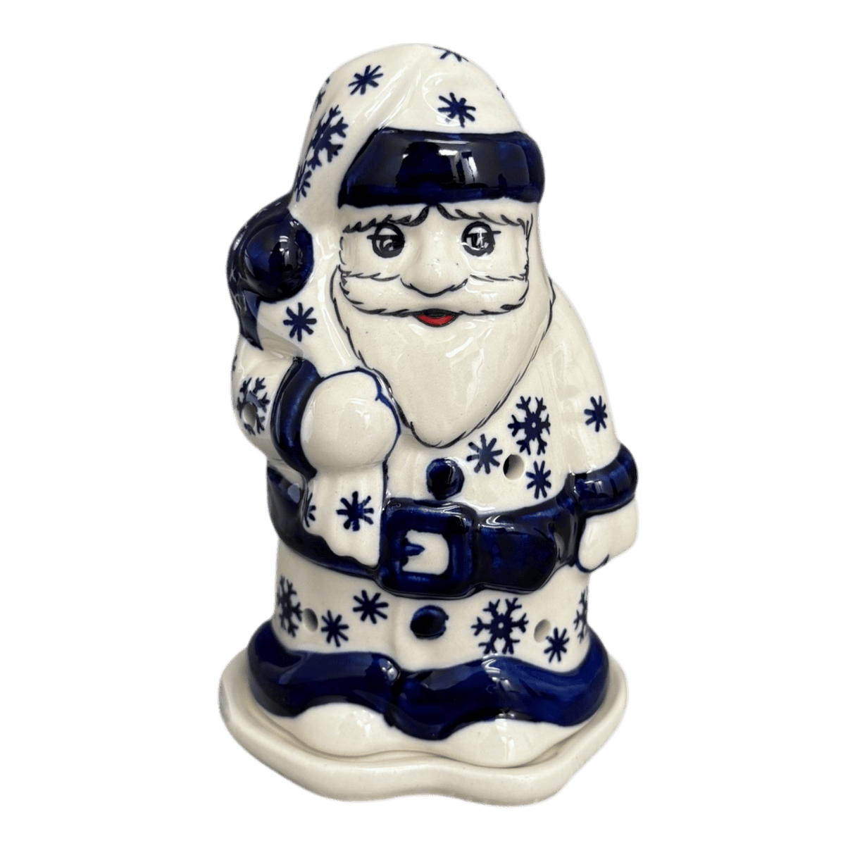 Luminary, Santa, 6.25" in "Snow Drift" by Manufaktura | L030T-PZ