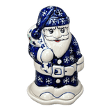 Luminary, Santa, 6.25" in "Starry Wreath" by Manufaktura | L030T-PZG