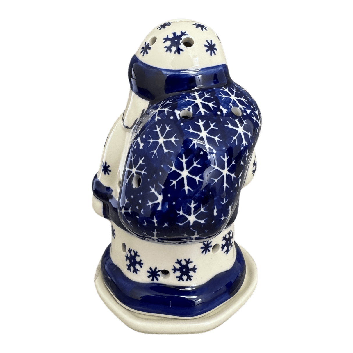Luminary, Santa, 6.25" in "Snow Drift" by Manufaktura | L030T-PZ