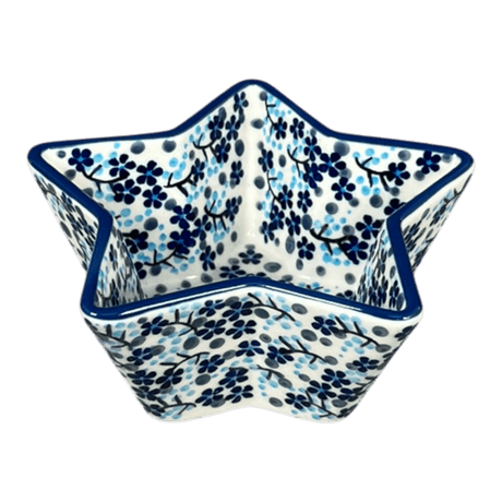 Bowl, Star-Shaped, Small, Manufaktura (M046) in "Scattered Blues" by Maufaktura | M046S-AS45