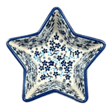 Bowl, Star-Shaped, Small, Manufaktura (M046) in "Scattered Blues" by Maufaktura | M046S-AS45