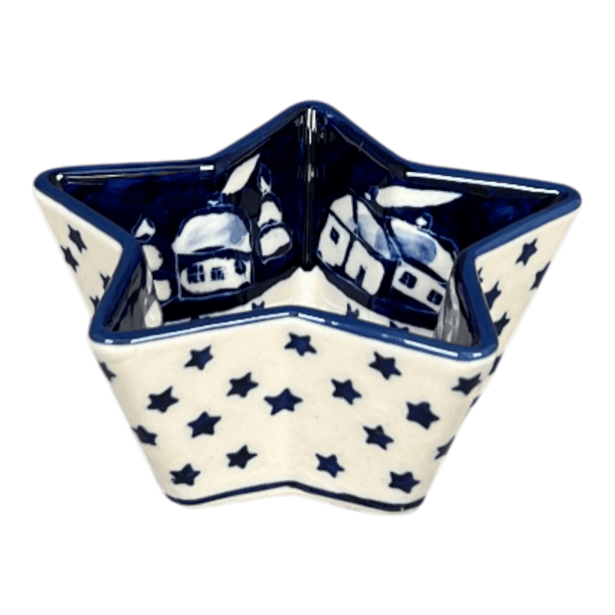 Bowl, Star-Shaped, Small, Manufaktura (M046) in "Winter's Eve" by Maufaktura | M046S-IBZ