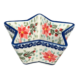 Bowl, Star-Shaped, Small, Manufaktura (M046) in "Pink Poinsettia" by Maufaktura | M046S-PS14