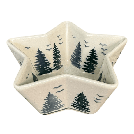 Bowl, Star-Shaped, Small, Manufaktura (M046) in "Pine Forest" by Maufaktura | M046S-PS29