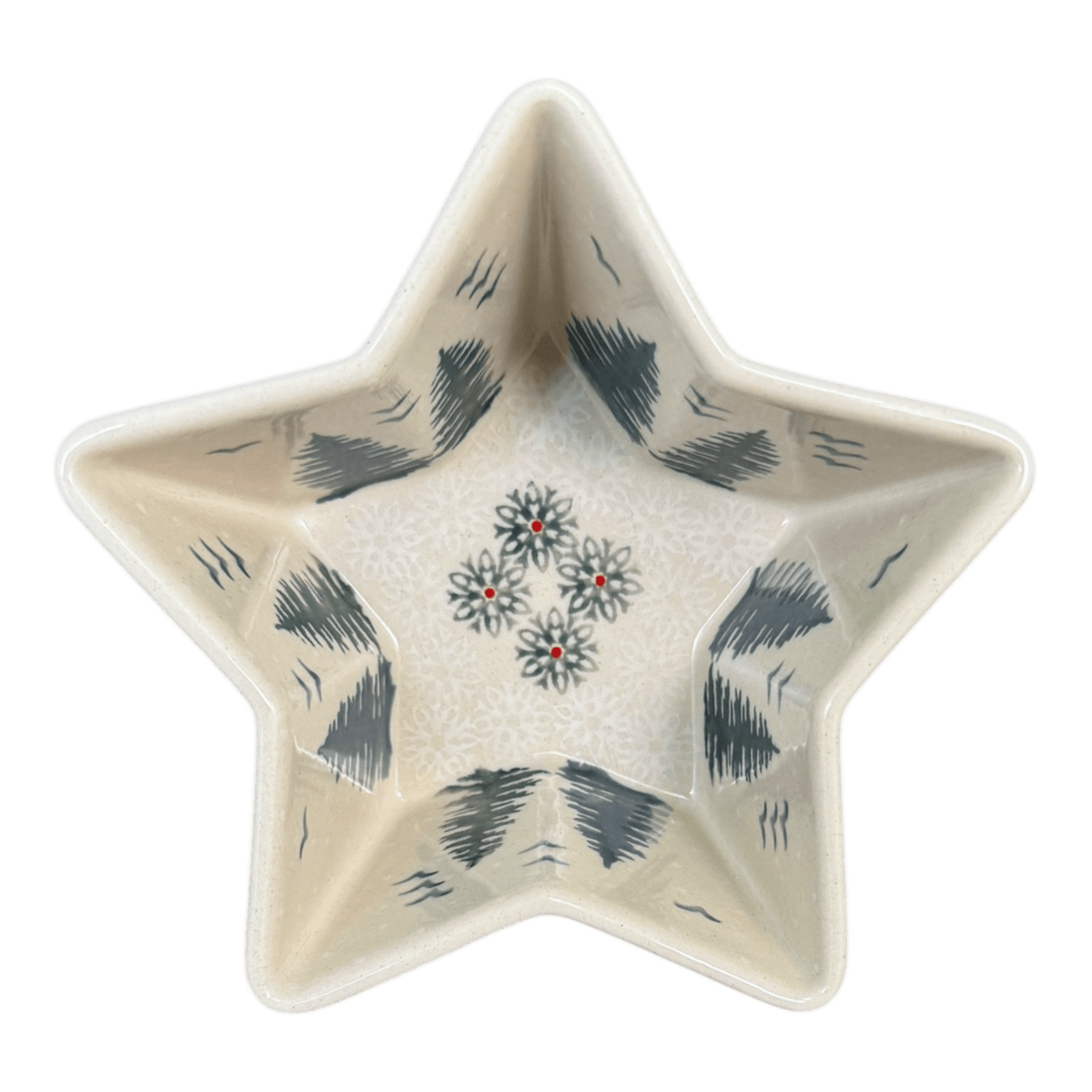 Bowl, Star-Shaped, Small, Manufaktura (M046) in "Pine Forest" by Maufaktura | M046S-PS29