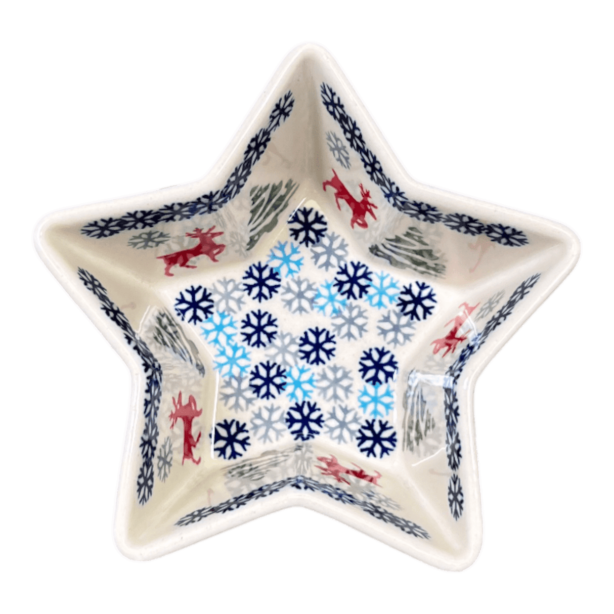 Bowl, Star-Shaped, Small, Manufaktura (M046) in "Reindeer Games" by Maufaktura | M046T-BL07