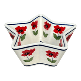 Bowl, Star-Shaped, Small, Manufaktura (M046) in "Poppy Garden" by Maufaktura | M046T-EJ01