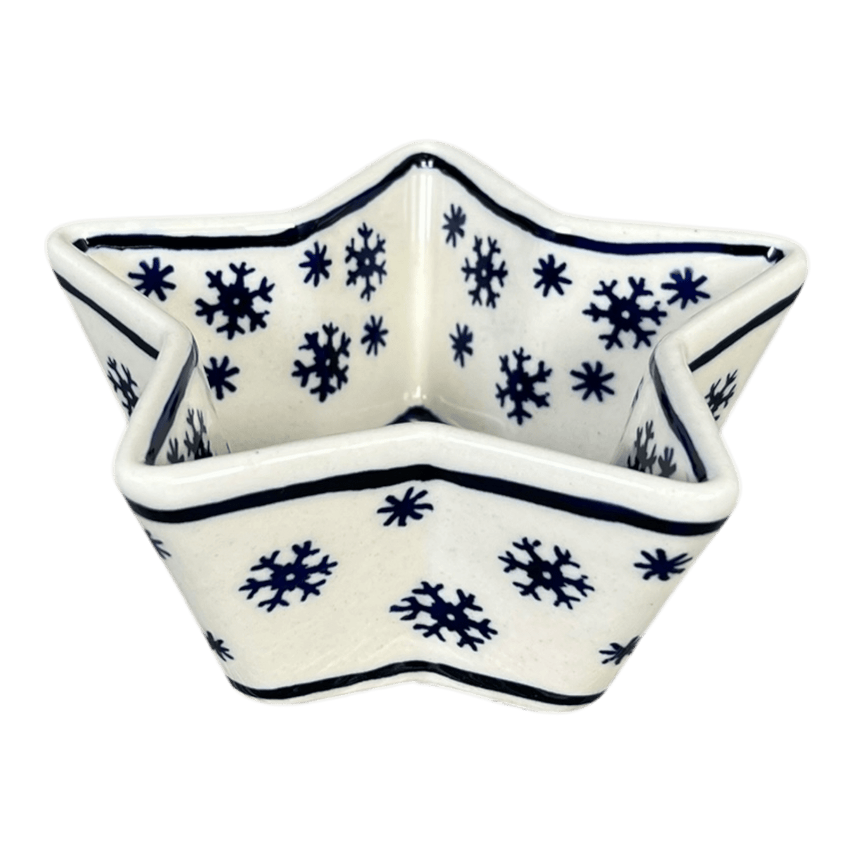 Bowl, Star-Shaped, Small, Manufaktura (M046) in "Snow Drift" by Maufaktura | M046T-PZ