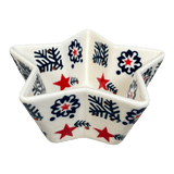 Bowl, Star-Shaped, Small, Manufaktura (M046) in "Evergreen Stars" by Maufaktura | M046T-PZGG