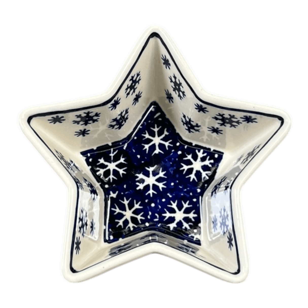 Bowl, Star-Shaped, Small, Manufaktura (M046) in "Snow Drift" by Maufaktura | M046T-PZ