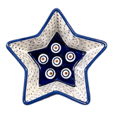 Bowl, Star-Shaped, Small, Manufaktura (M046) in "Peacock Dot" by Maufaktura | M046U-54K