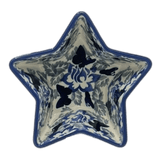 Bowl, Star-Shaped, Small, Manufaktura (M046) in "Dusty Blue Butterflies" by Maufaktura | M046U-AS56