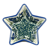 Bowl, Star-Shaped, Small, Manufaktura (M046) in "Bouncing Blue Blossoms" by Maufaktura | M046U-IM03