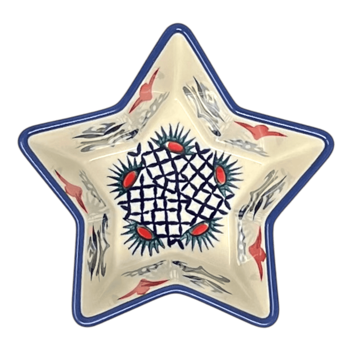 Bowl, Star-Shaped, Small, Manufaktura (M046) in "Scandinavian Scarlet" by Maufaktura | M046U-P295