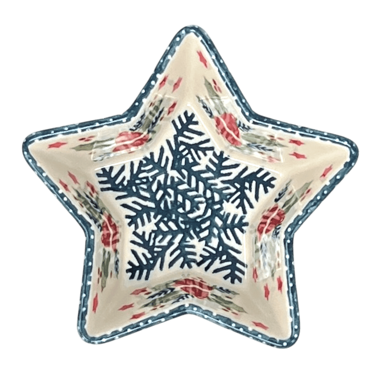 Bowl, Star-Shaped, Small, Manufaktura (M046) in "Evergreen Bells" by Maufaktura | M046U-PZDG