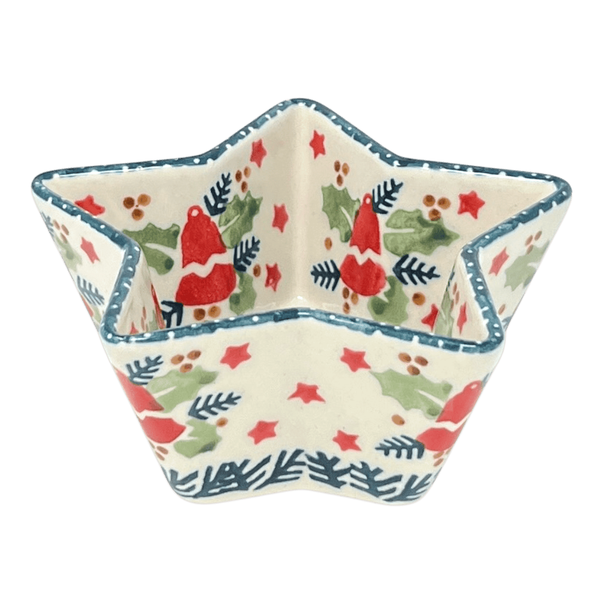 Bowl, Star-Shaped, Small, Manufaktura (M046) in "Evergreen Bells" by Maufaktura | M046U-PZDG