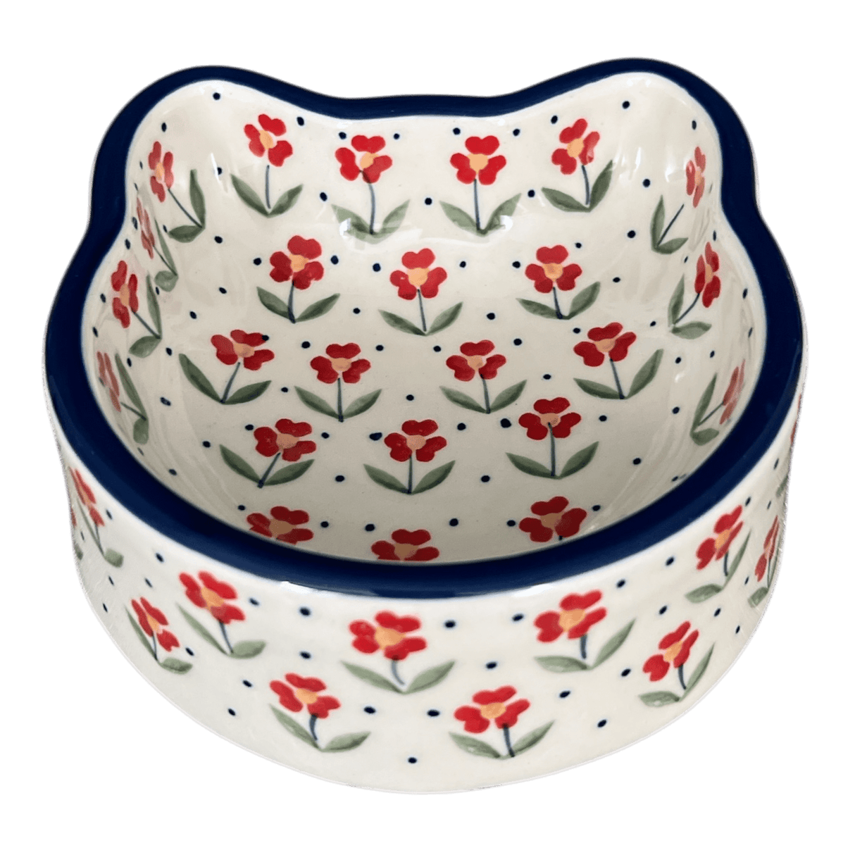 Bowl, Cat Bowl, 6.25" x 6" in "Simply Beautiful" by Manufaktura | M047T-AC61