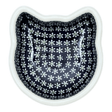 Bowl, Cat Bowl, 6.25" x 6" in "Forget Me Not" by Manufaktura | M047T-ASS