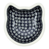 Bowl, Cat Bowl, 6.25" x 6" in "Forget Me Not" by Manufaktura | M047T-ASS