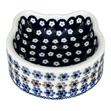 Bowl, Cat Bowl, 6.25" x 6" in "Floral Chain" by Manufaktura | M047T-EO37