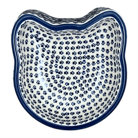 Bowl, Cat Bowl, 6.25" x 6" in "Kitty Cat Path" by Manufaktura | M047T-KOT6