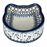 Bowl, Cat Bowl, 6.25" x 6" in "Bubble Blast" by Manufaktura | M047U-IZ23