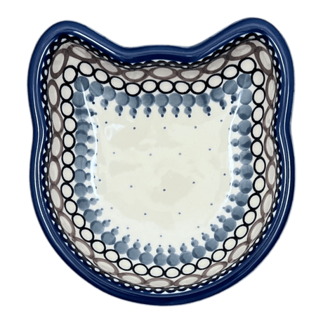 Bowl, Cat Bowl, 6.25" x 6" in "Bubble Blast" by Manufaktura | M047U-IZ23