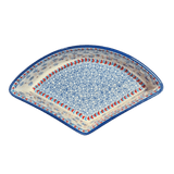 Bowl, Wedge-Shaped, 5" x 8.5" in "Snowflake Love" by Manufaktura | M048U-PS01